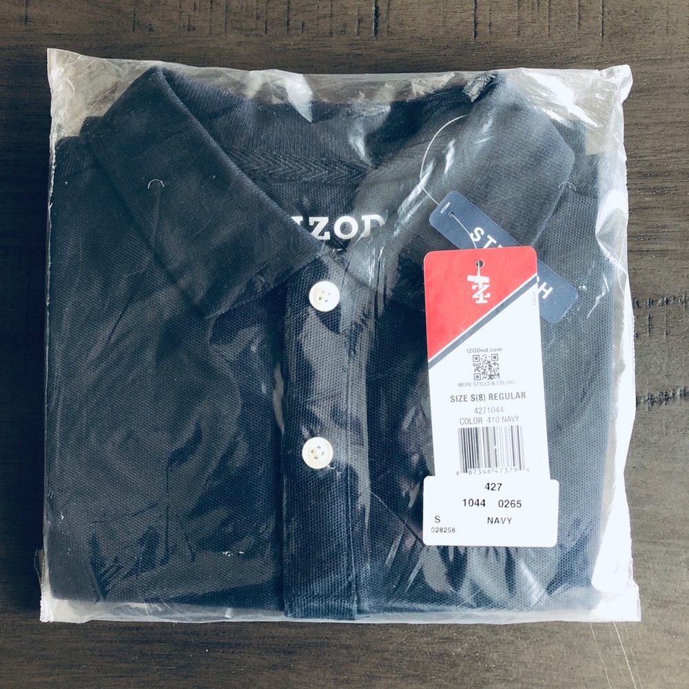 IZOD Boys Navy Polo